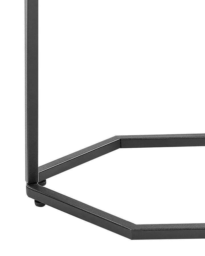 Console Table Marble/ Black Elegant Design Ivanta