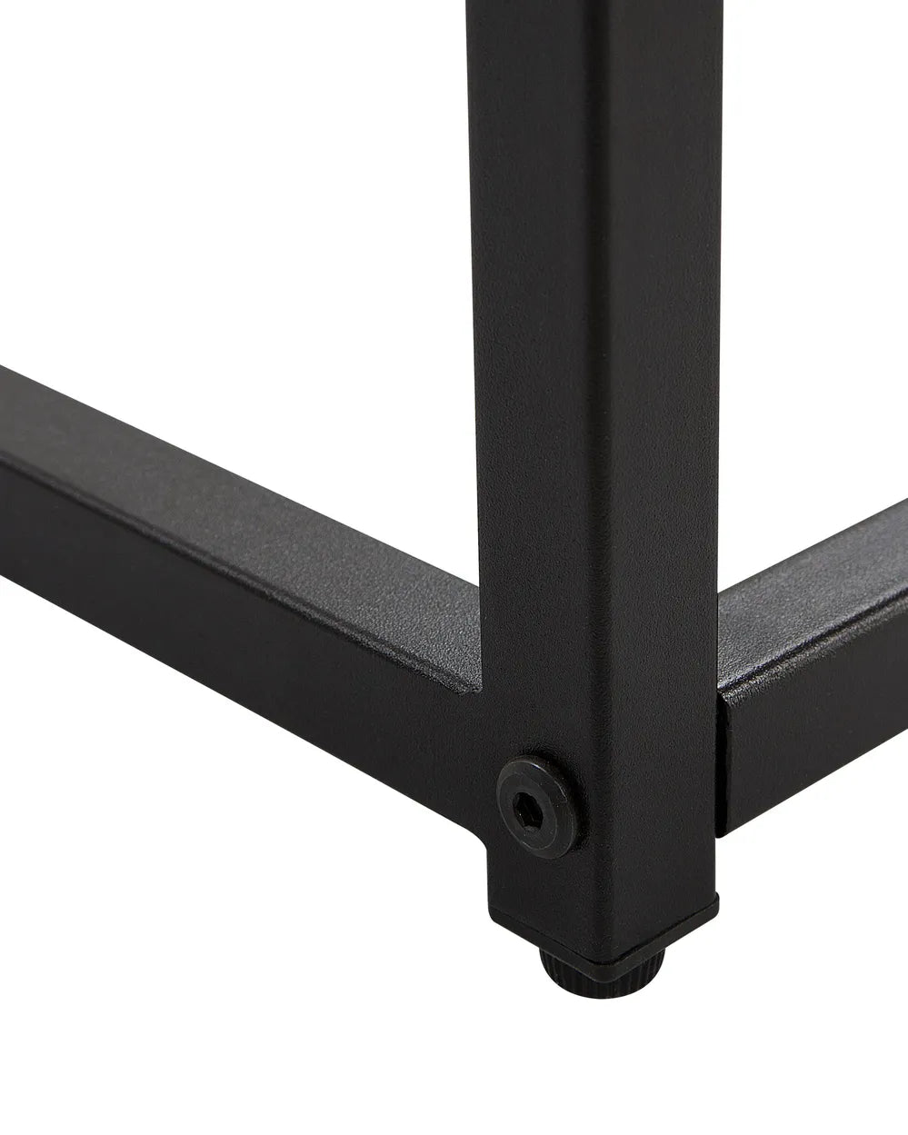 Console Table Tempered Glass Black Chic Look Corvia