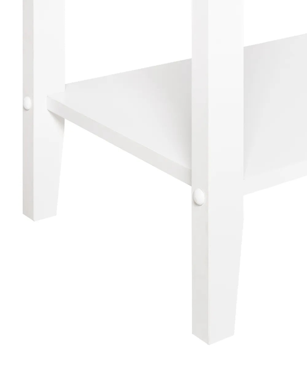 Console Table White Functional Storage Space Favora