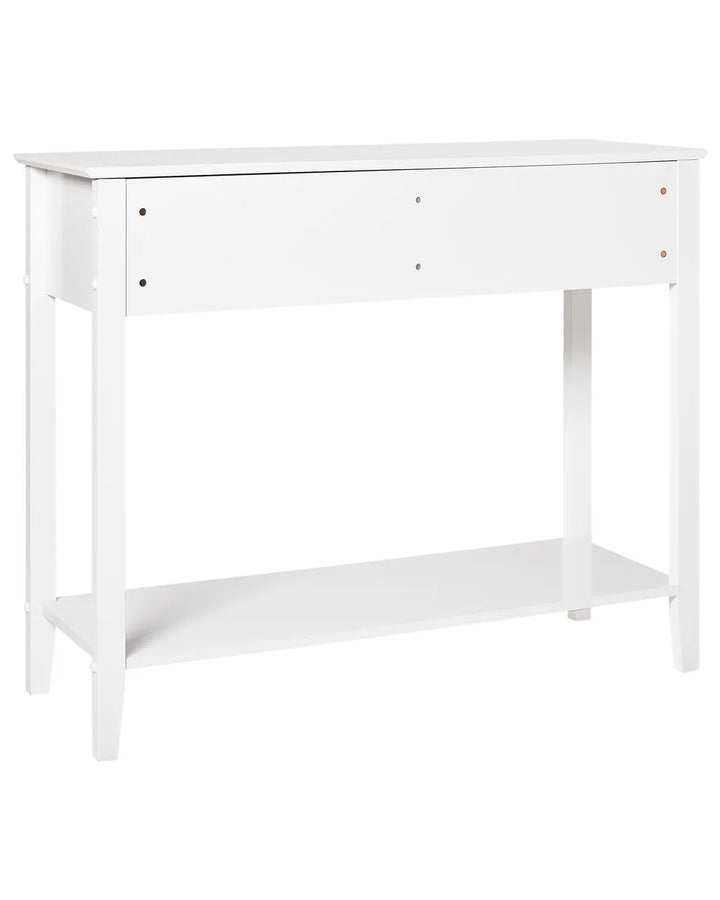 Console Table White Functional Storage Space Favora