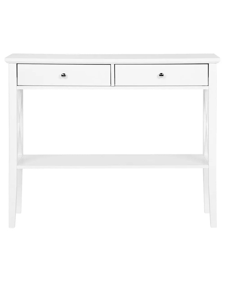Console Table White High-Quality Materials Pavora