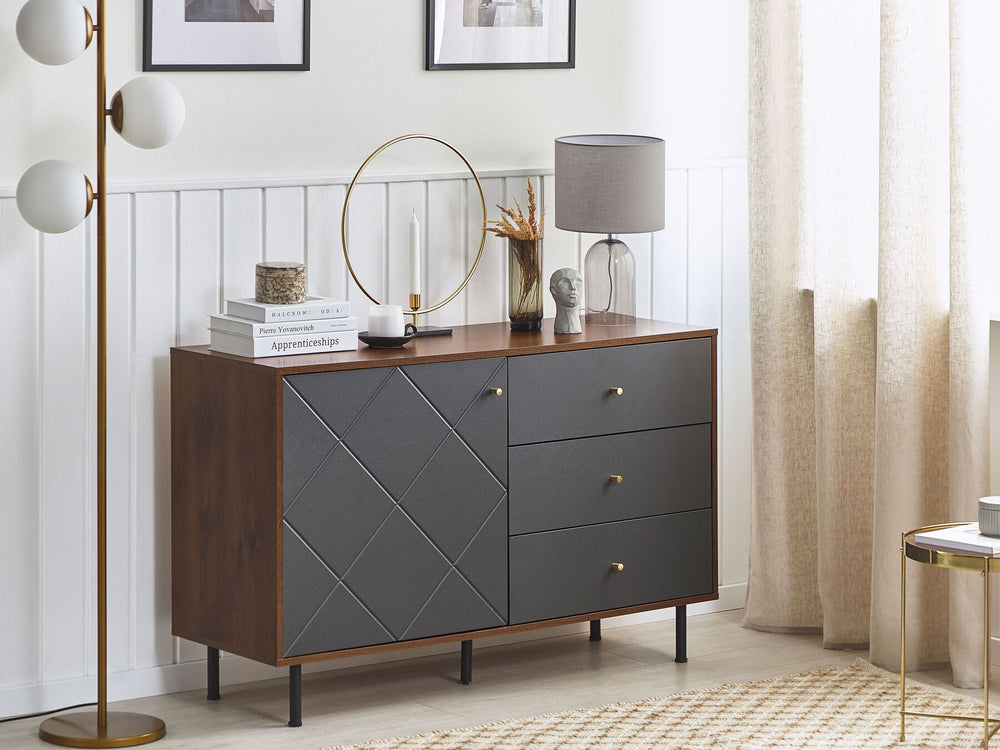 Sideboard Dark Brown/ Grey PALMER