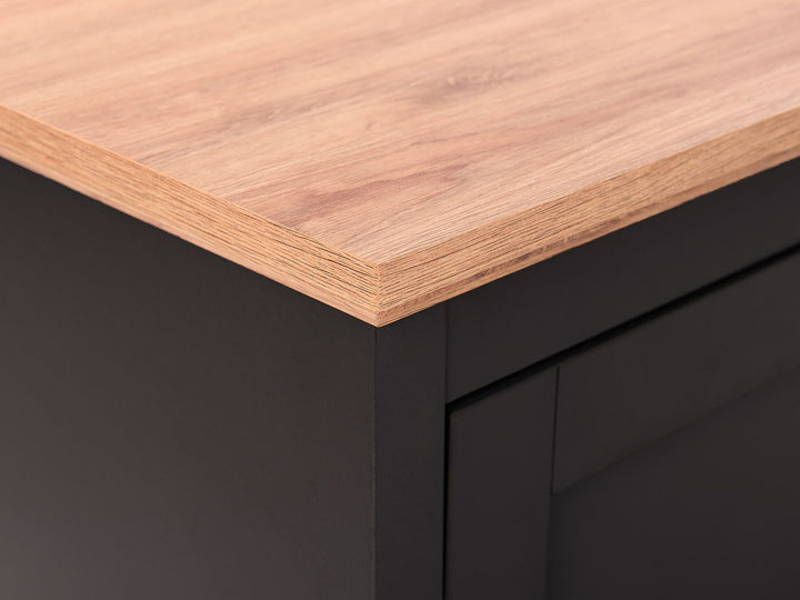 TV Stand Dark Grey Kruszewski