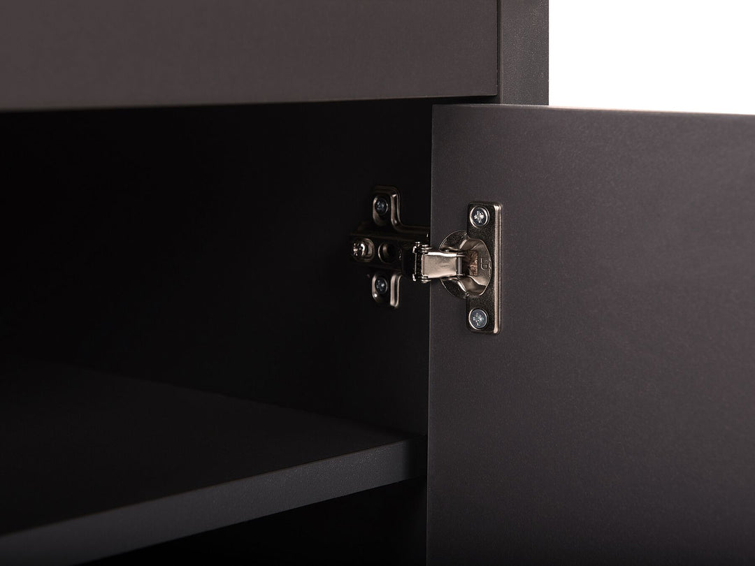 TV Stand Dark Grey Kruszewski