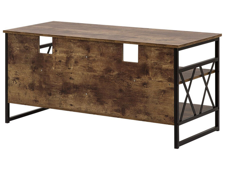 TV Stand Dark Brown Ashae