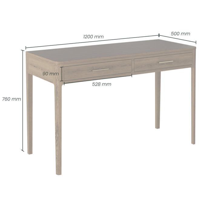 D.I Designs Abberley Desk Brown