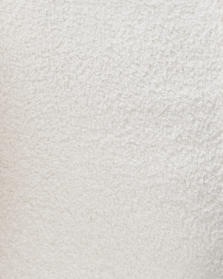 Swivel Armchair Boucle White Gabar
