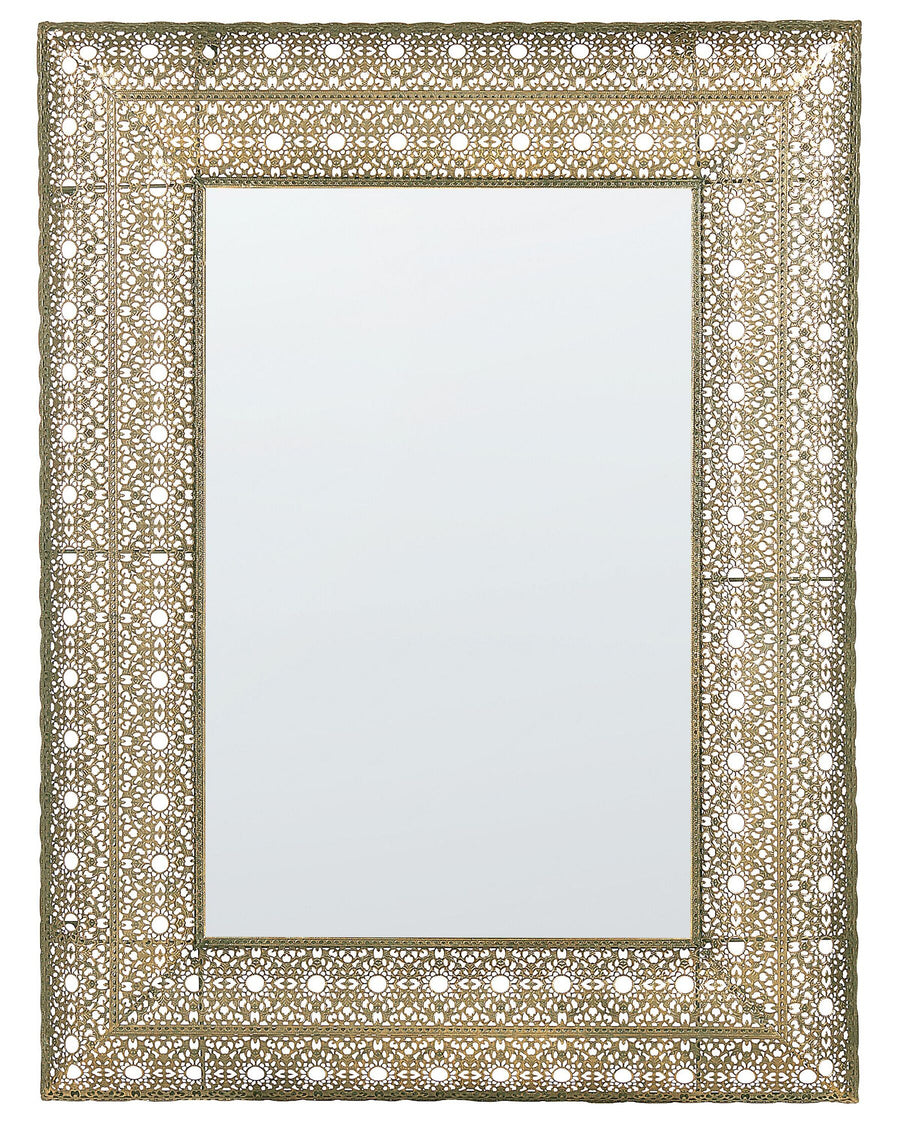Dehradun Wall Mirror Metal Gold