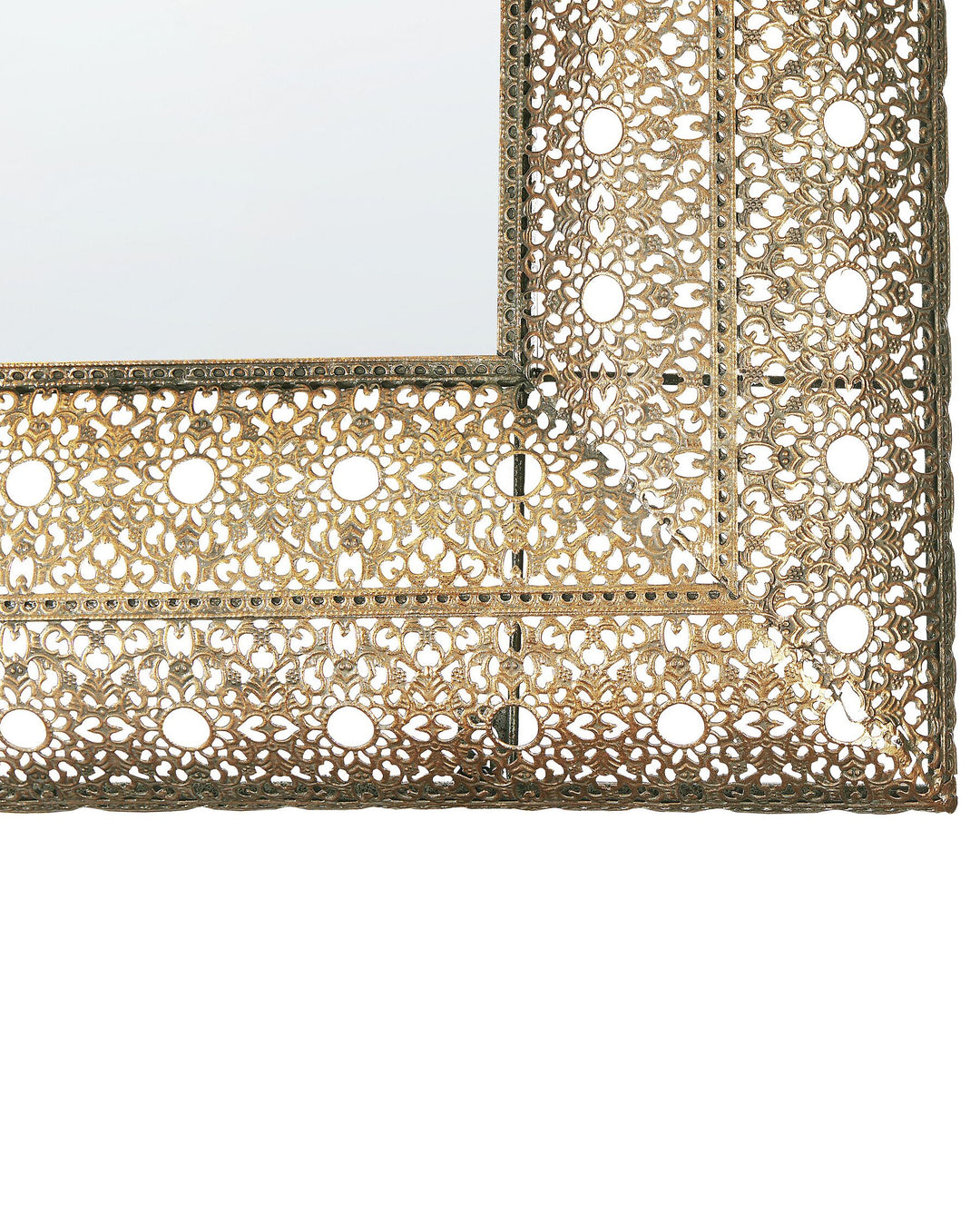 Dehradun Wall Mirror Metal Gold