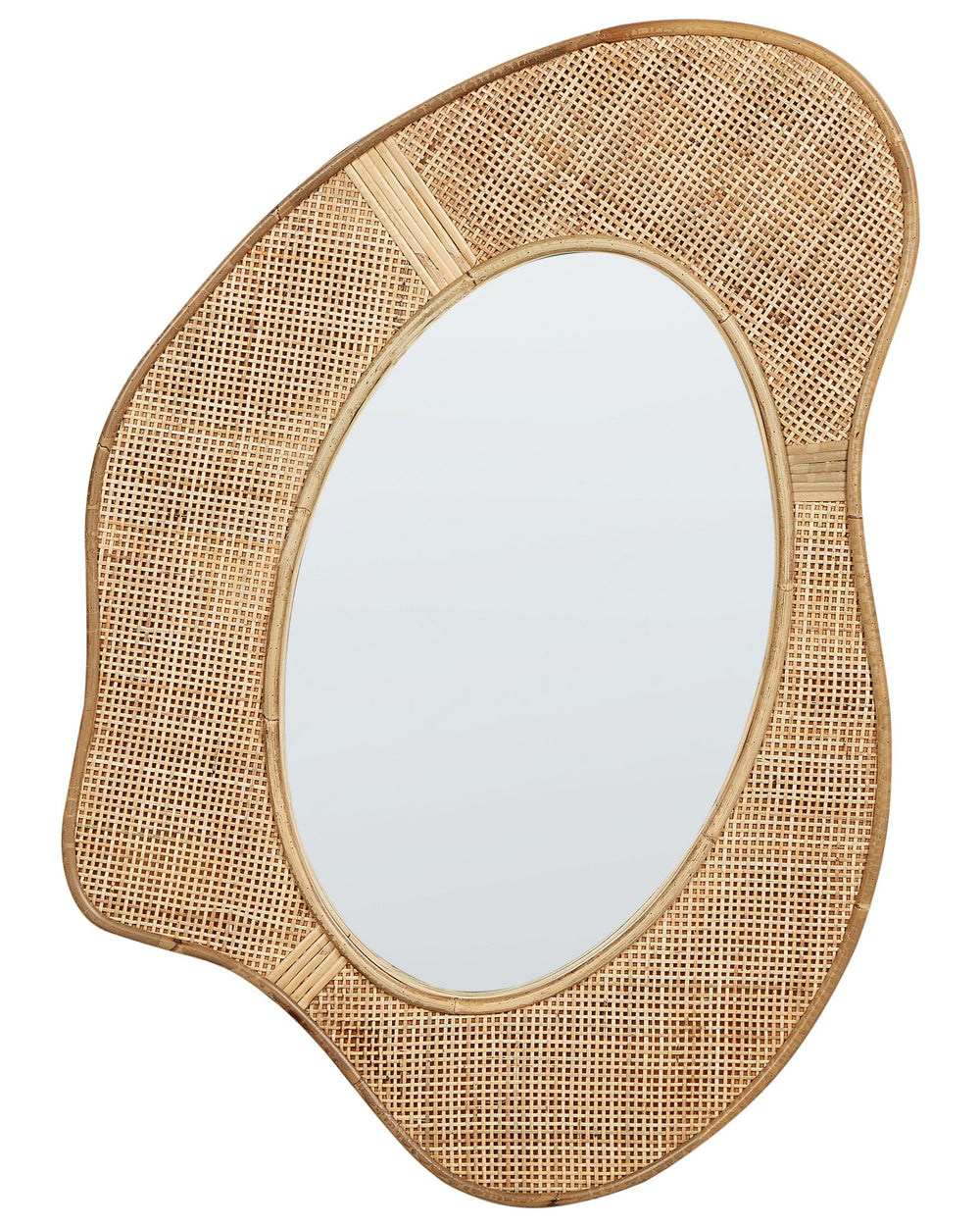 Dornes Wall Mirror Rattan Natural