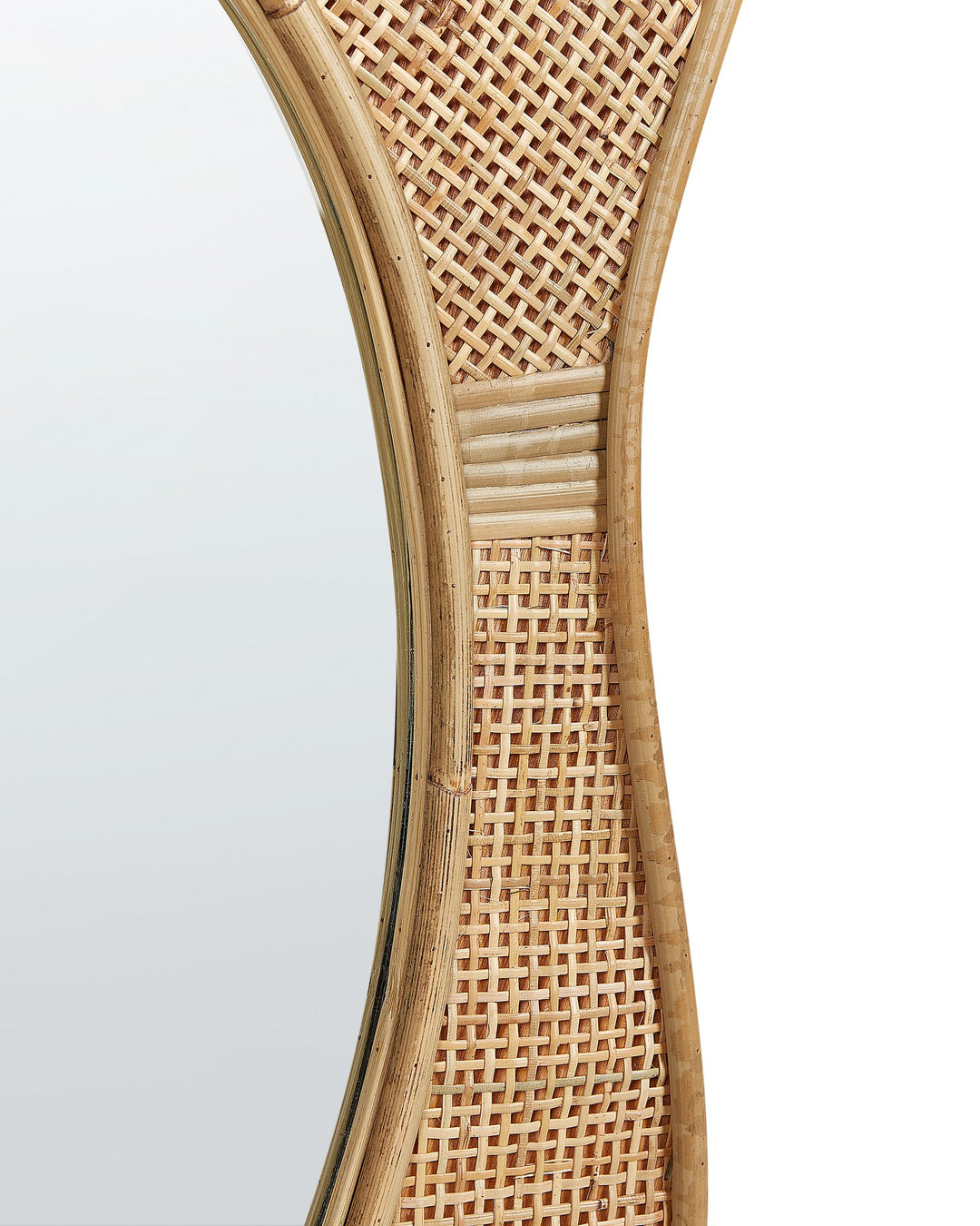 Dornes Wall Mirror Rattan Natural