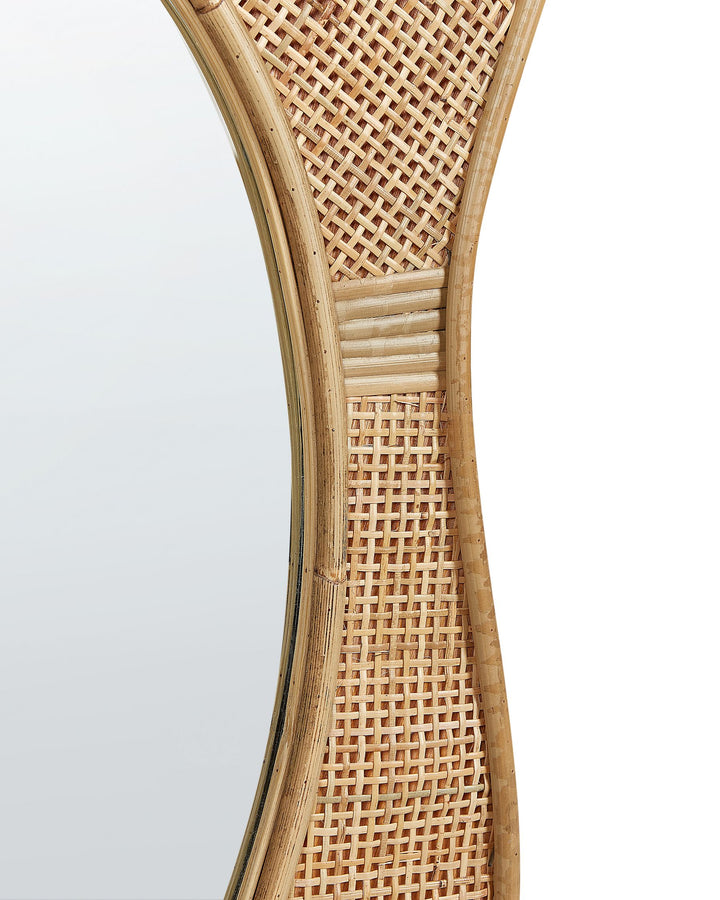 Dornes Wall Mirror Rattan Natural