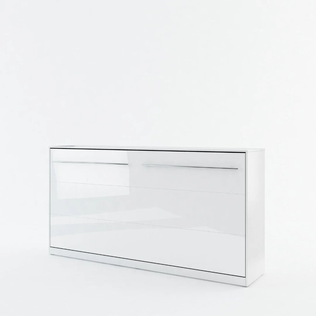 Gillam Horizontal Wall Bed Concept 90cm White Gloss CP-06