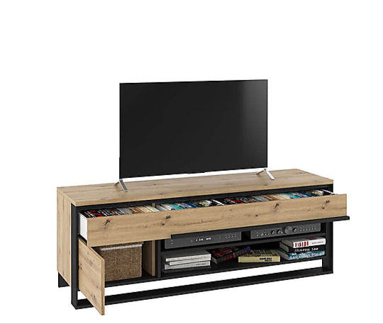 Quant 04 TV Cabinet with Drawers and LED Lighting