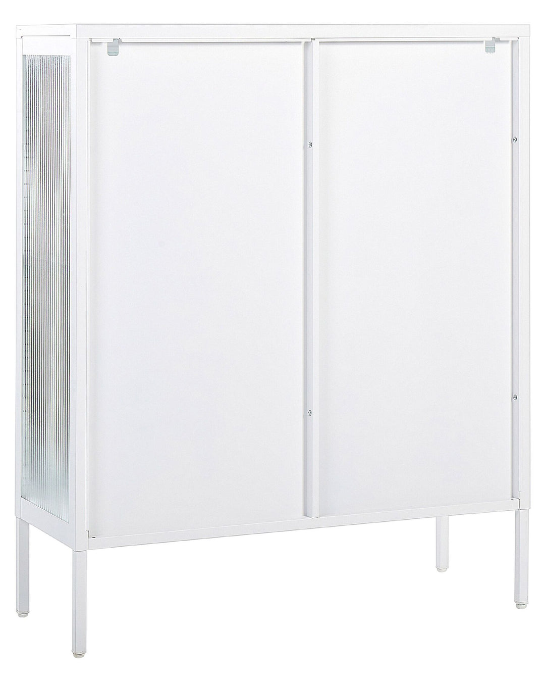 Damyah Steel Display Cabinet White