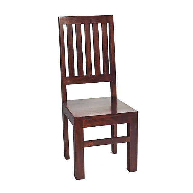 Toko Dark Mango 4 FT Dining Set with Wooden Chairs