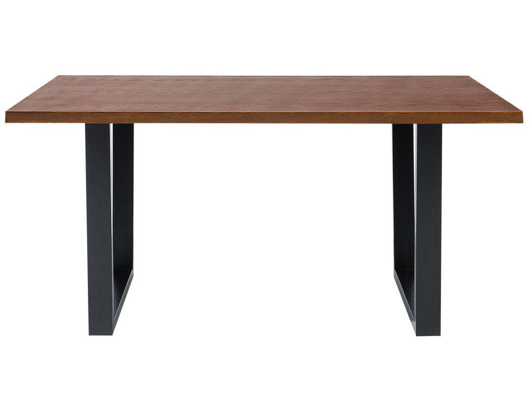Zamir Dining Table 160 x 90 cm Dark Wood