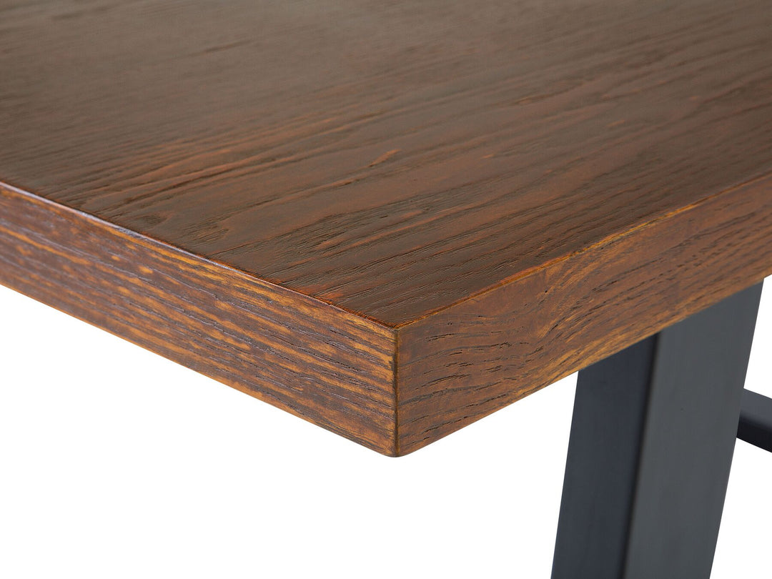 Zamir Dining Table 160 x 90 cm Dark Wood