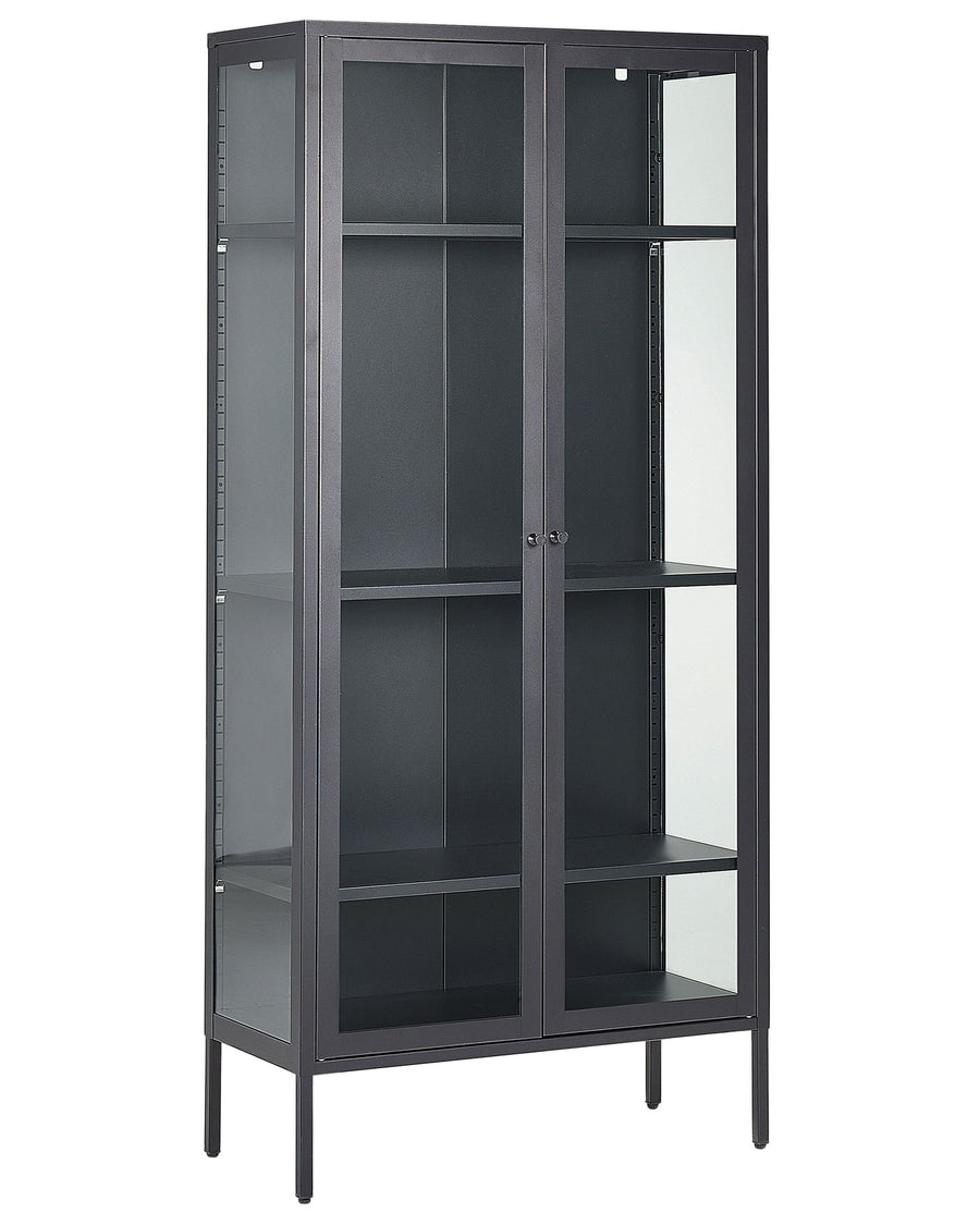 Display Cabinet Harty Metal Black