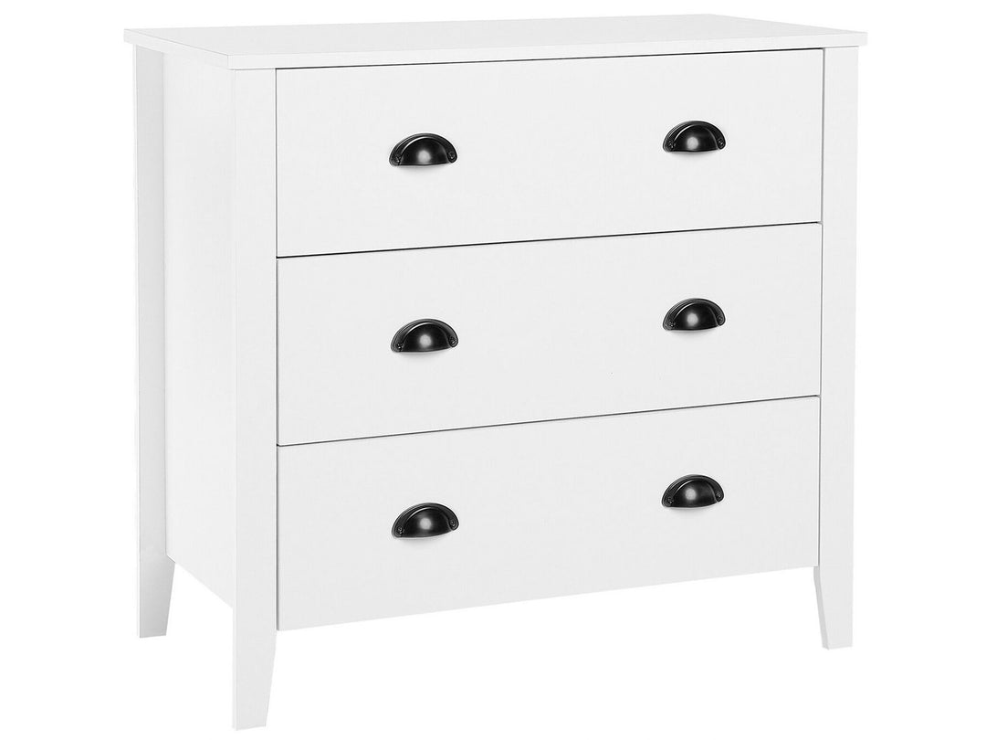 Donovan 3 Drawer Chest White