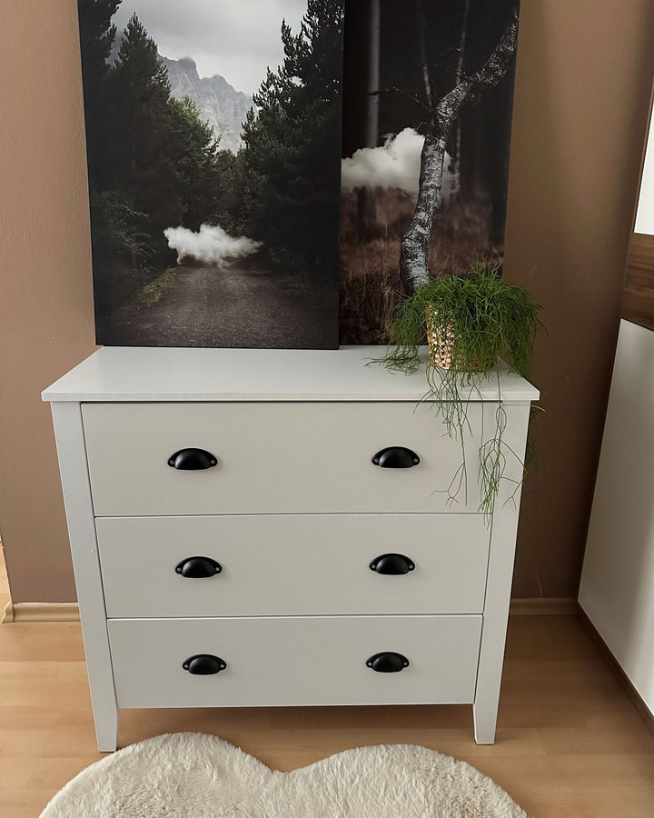 Donovan 3 Drawer Chest White