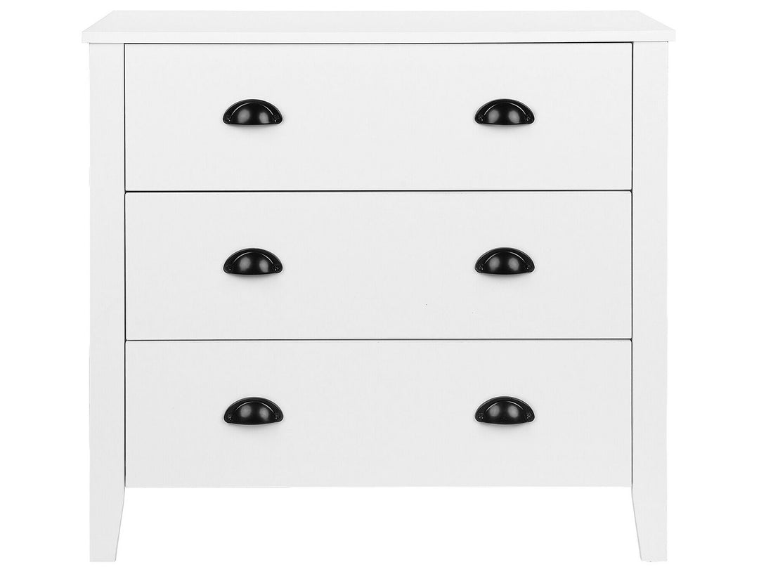 Donovan 3 Drawer Chest White