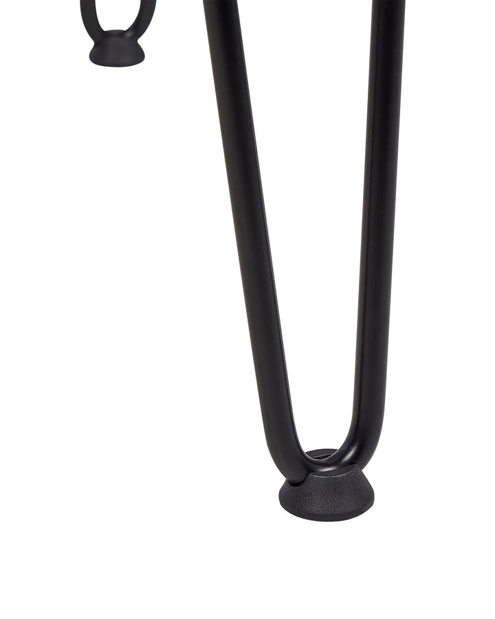 Dressing Table with Mirror and Stool White Veloura