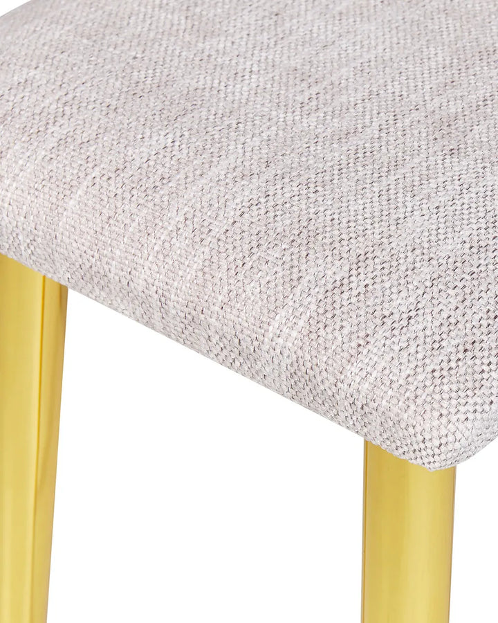 Dressing Table with Mirror and Stool Grey Novara