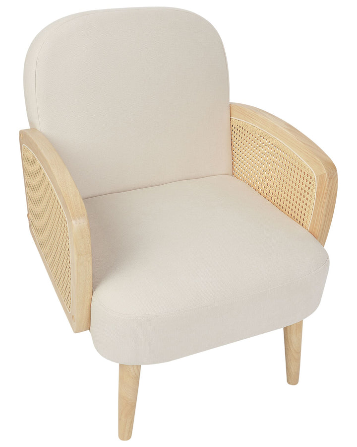 Dvenberg Armchair Fabric Light Wood