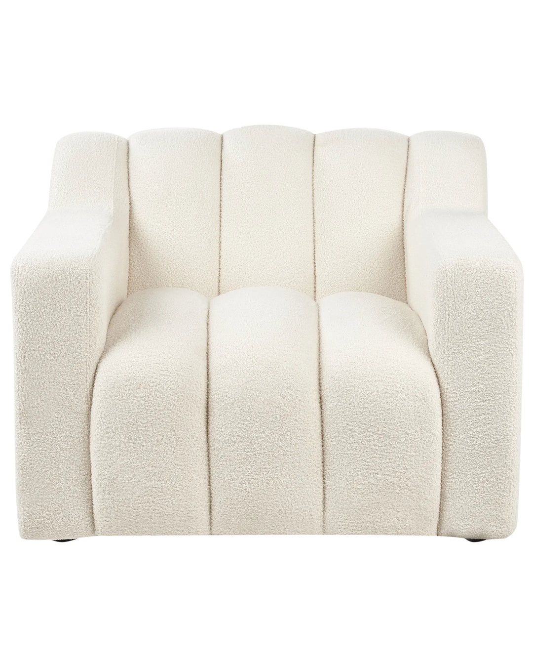 Armchair Boucle Off-White Allianah