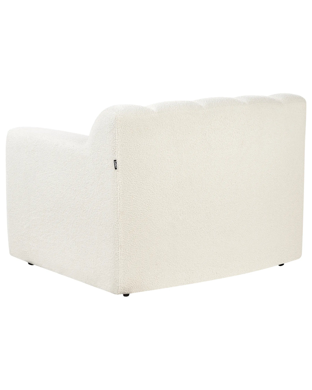 Armchair Boucle Off-White Allianah