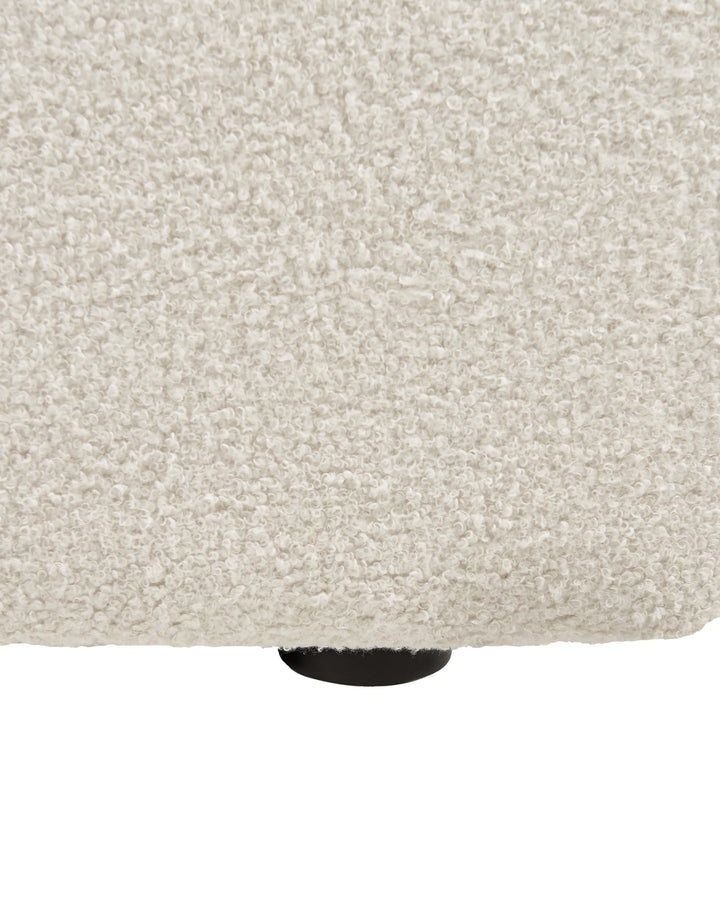 Armchair Boucle Off-White Allianah