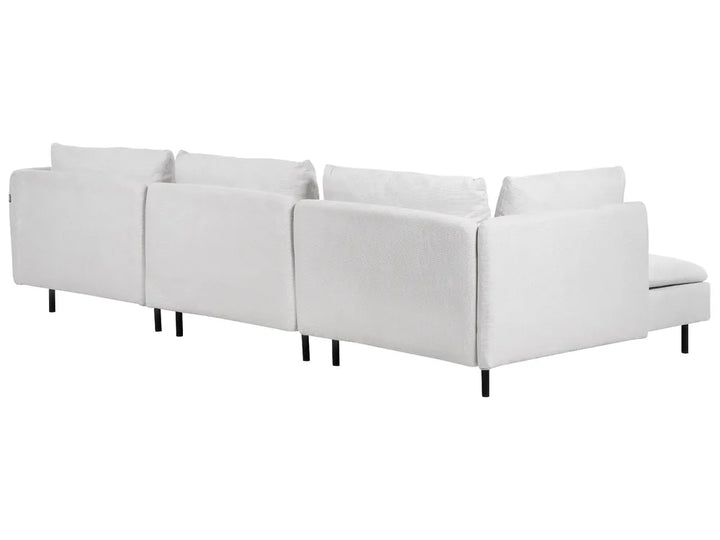 Modular Corner Sofa 3 Seater Fabric Light Grey Right Hand Nyhan