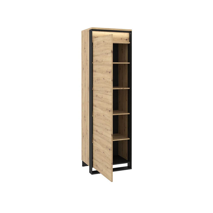 Modern Industrial Quant 02 Tall Cabinet- with LED Lighting