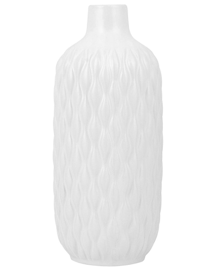 Emar Decorative Vase Stoneware 31 cm White