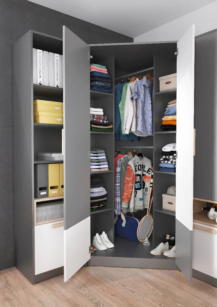 POK Corner Wardrobe - Space Saving Wardrobe