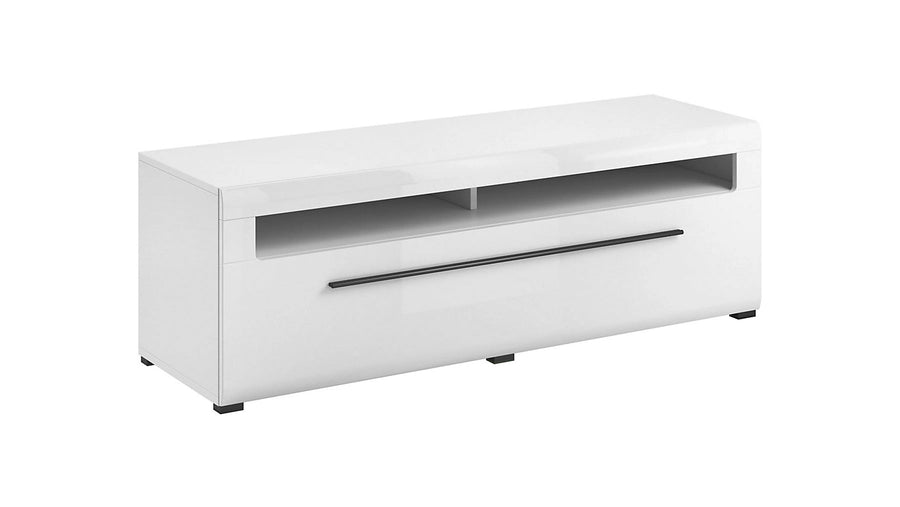 Tulsa Modern TV Cabinet in White Gloss