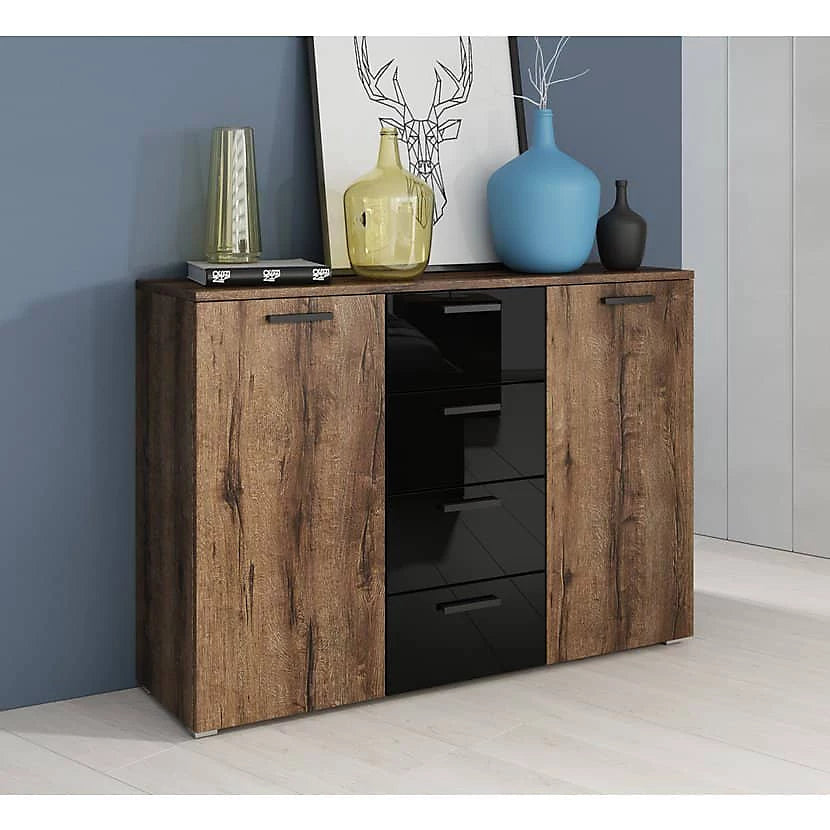 Beta Sideboard Cabinet in Oak Monastery