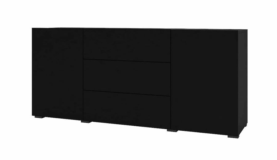 Ava 26 Elegant Black Sideboard Cabinet - Sleek Modern Design