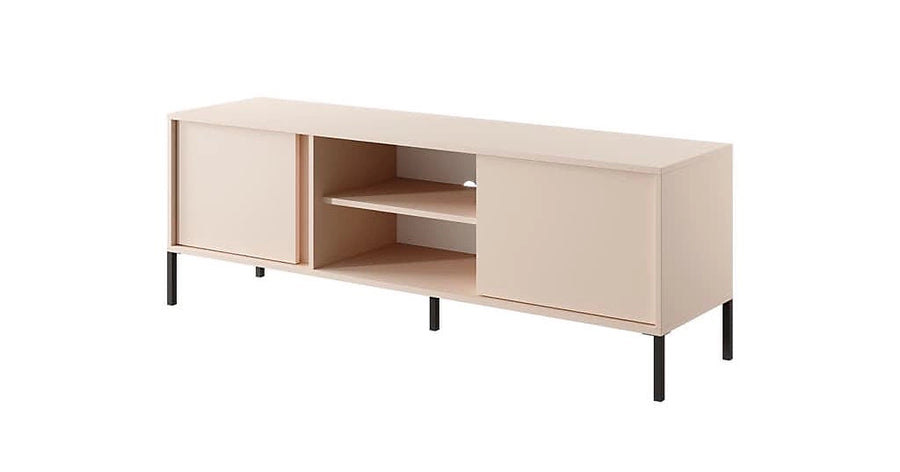 Elegant Beige Dast TV Cabinet Modern Entertainment Centre