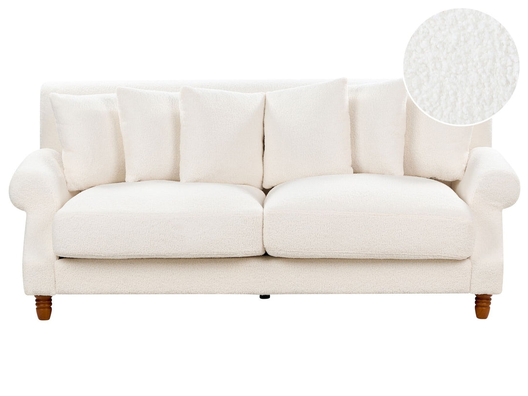 Eike 2 Seater Boucle Sofa Off-White