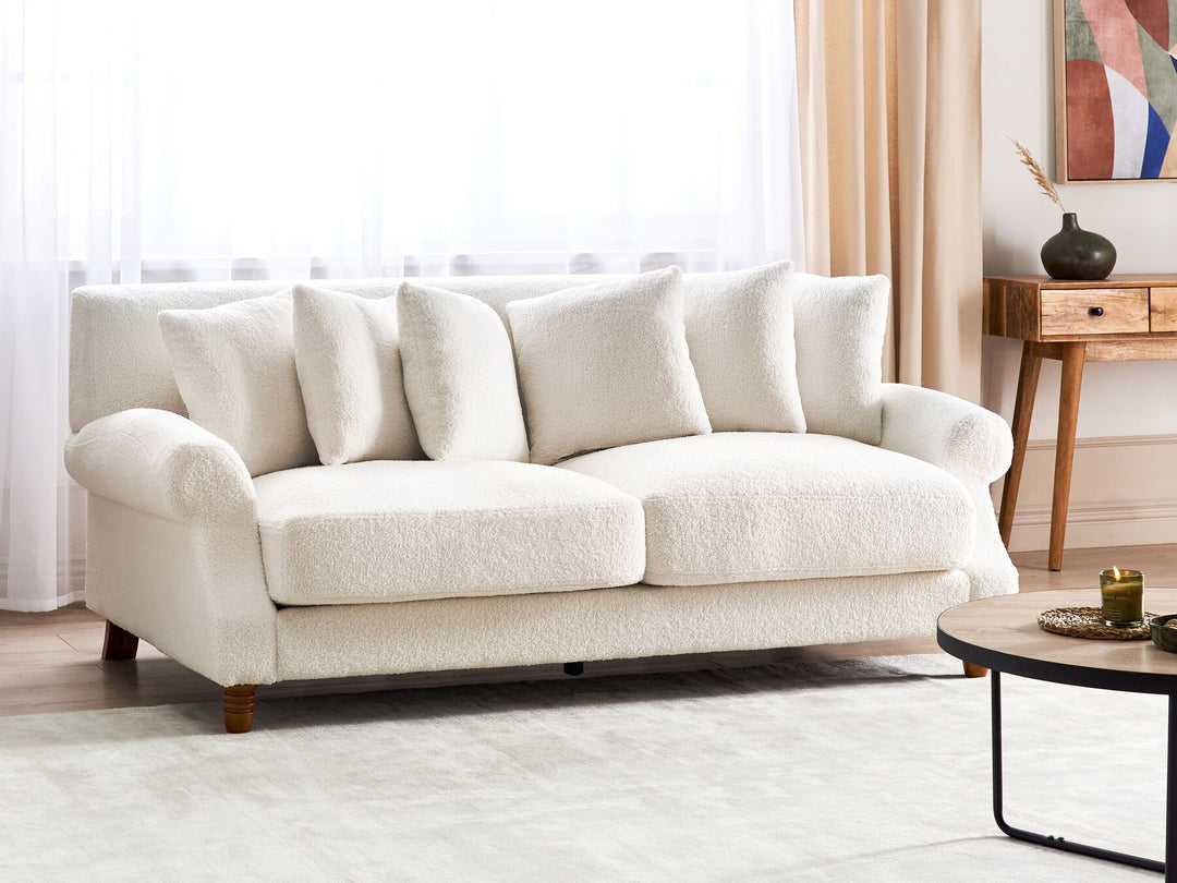 Eike 2 Seater Boucle Sofa Off-White