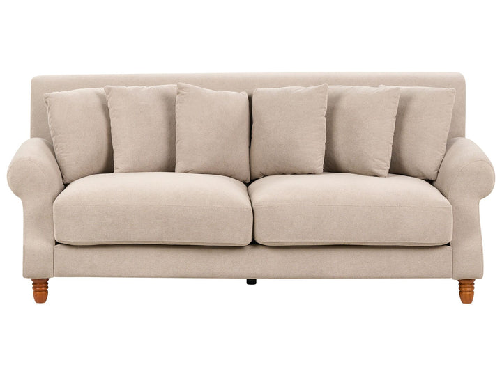 Eike 2 Seater Fabric Sofa Beige