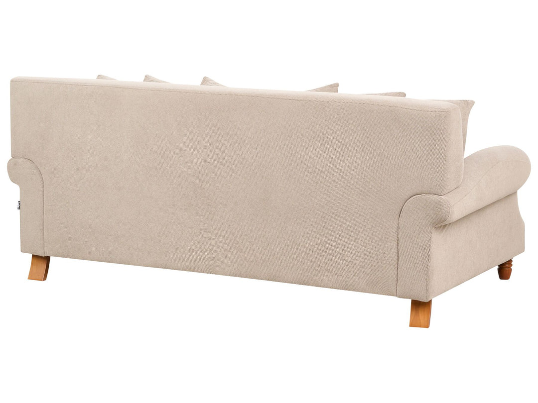 Eike 2 Seater Fabric Sofa Beige