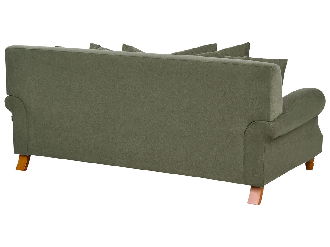 Eike 2 Seater Fabric Sofa Green