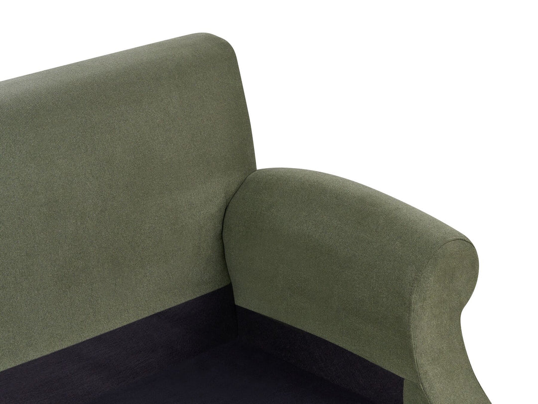 Eike 2 Seater Fabric Sofa Green