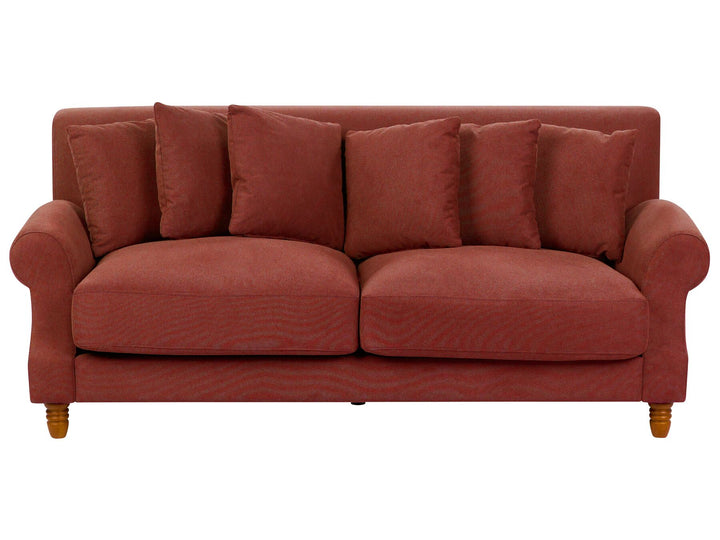 Eike 2 Seater Fabric Sofa Red