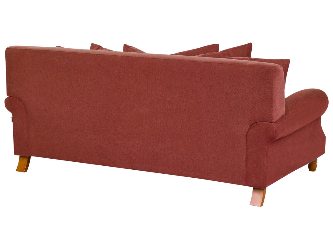 Eike 2 Seater Fabric Sofa Red