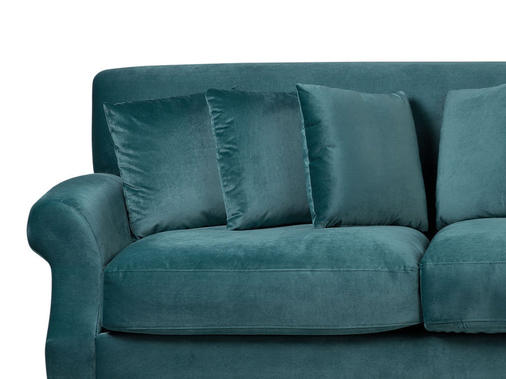 Eike 2 Seater Velvet Sofa Teal