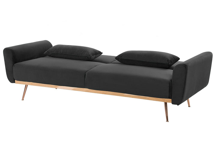 Eina 3 Seater Sofa Black Velvet